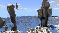 A windswept village like this is quite unusual (Image via Mojang)